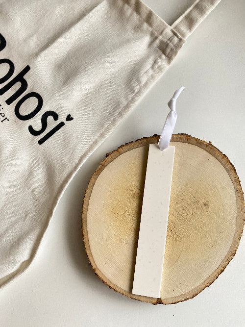 Marque page Blanc - Bohosi Atelier