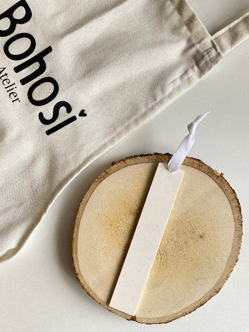 Marque page Blanc - Bohosi Atelier