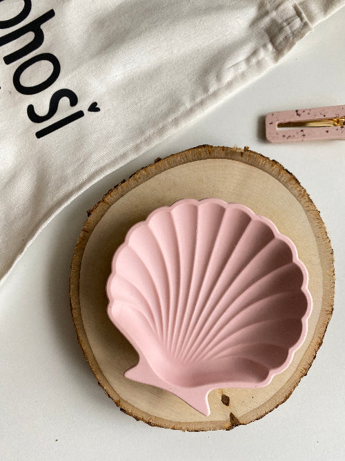Petit Vide poche coquillage Rose - Bohosi Atelier
